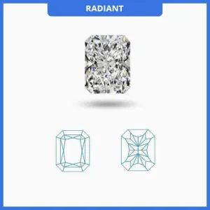 0.30CT K-L/SI3-I1 Radiant Cut Diamond MDL#D9253-16