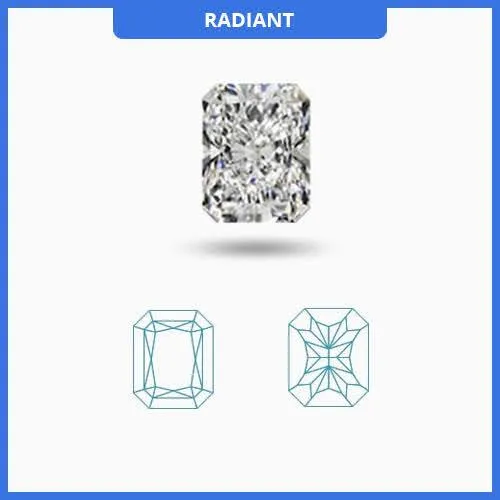 0.30CT K-L/SI3-I1 Radiant Cut Diamond MDL#D9253-16