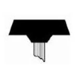 1-1/2" x 3/8" Mounted Points PT-60P Brown A Shaped