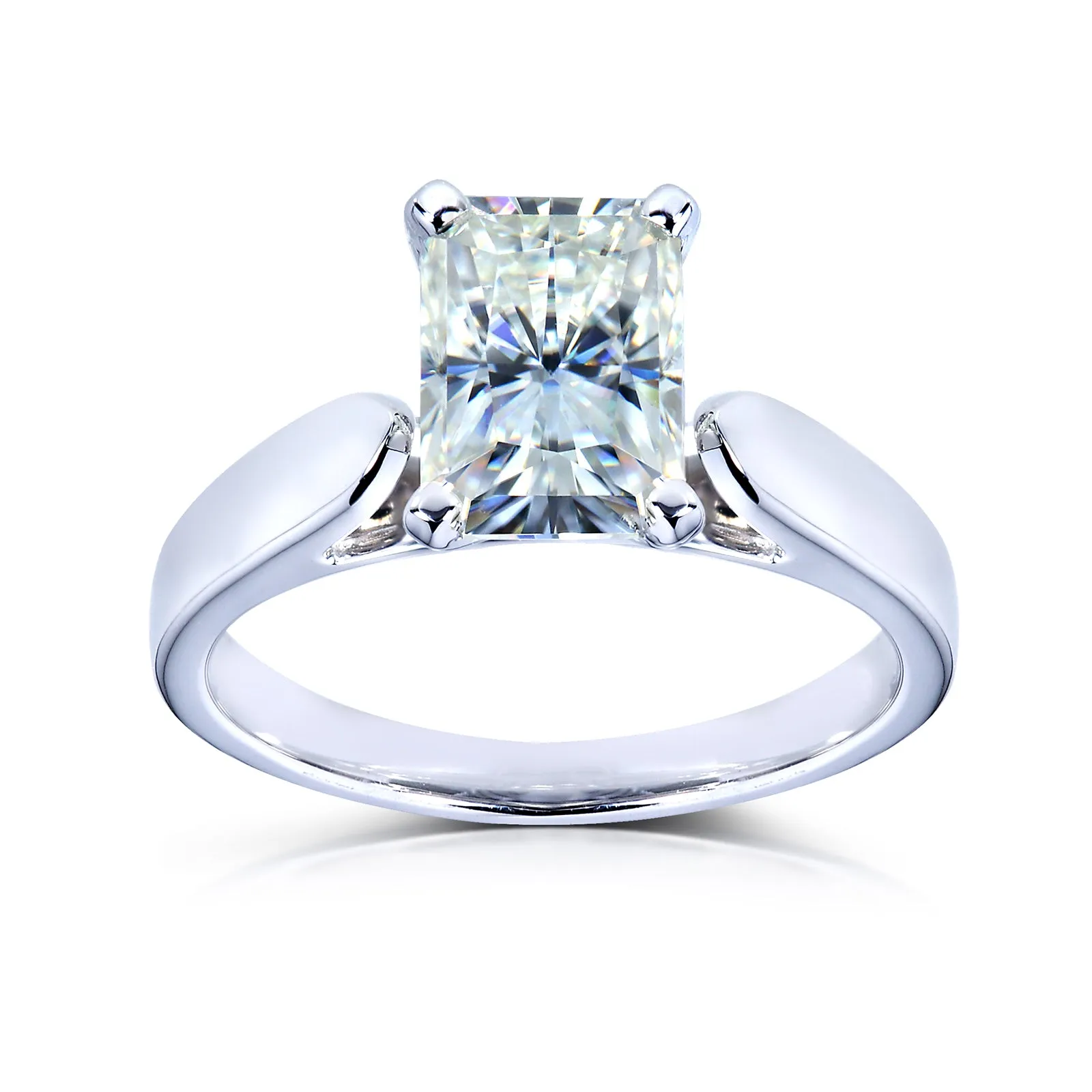 1.20 Carat Radiant Moissanite Simple Solitaire Ring