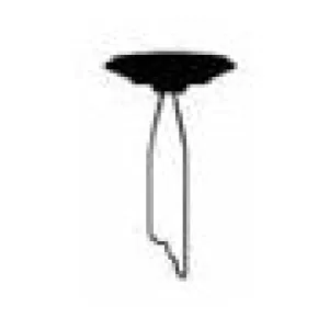 1/2" x 1/8" Mounted Points PT-60P Brown B Shaped