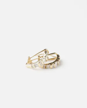 14k Gold Earrings w/ Diamonds