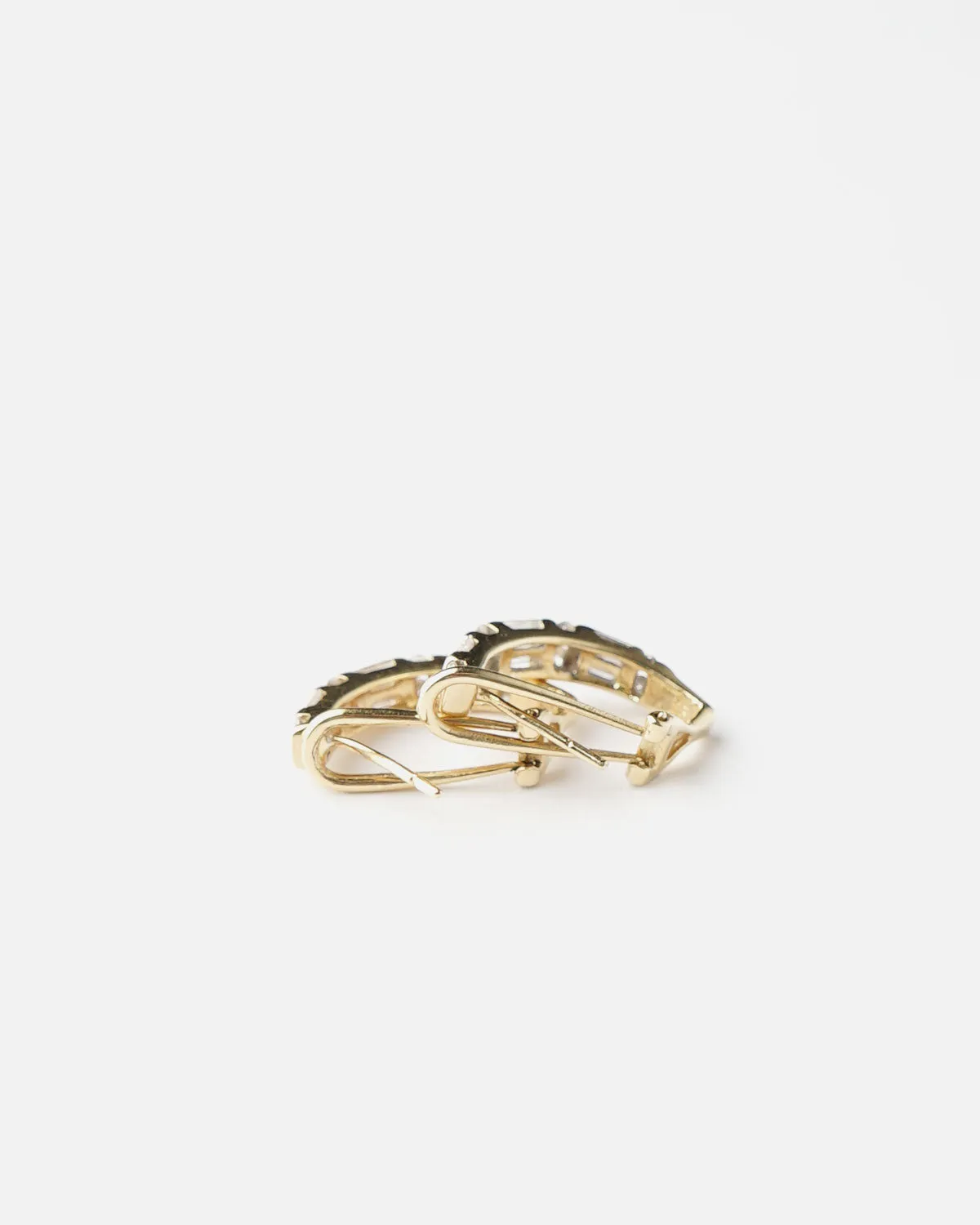 14k Gold Earrings w/ Diamonds