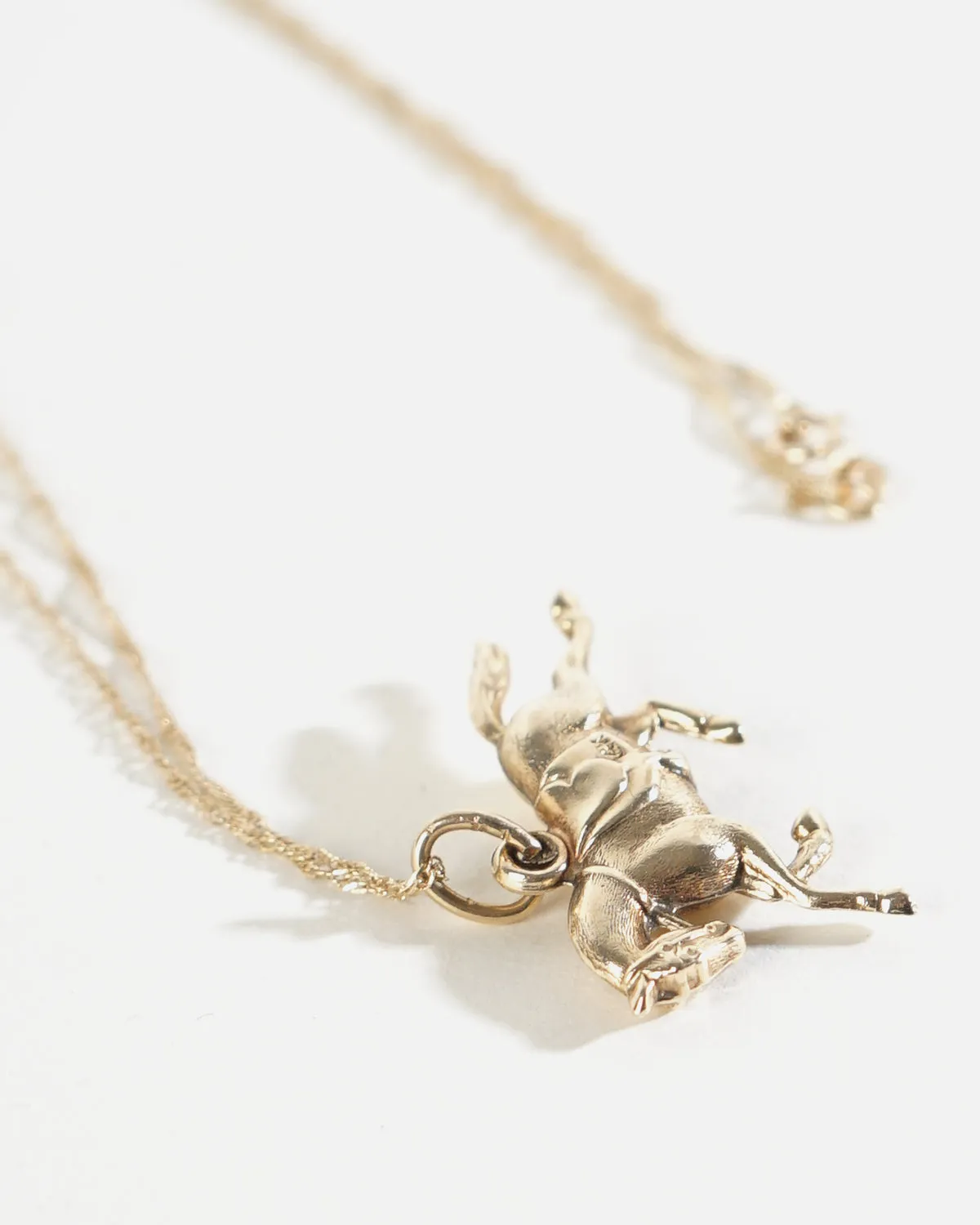 14k Gold Horse Pendant