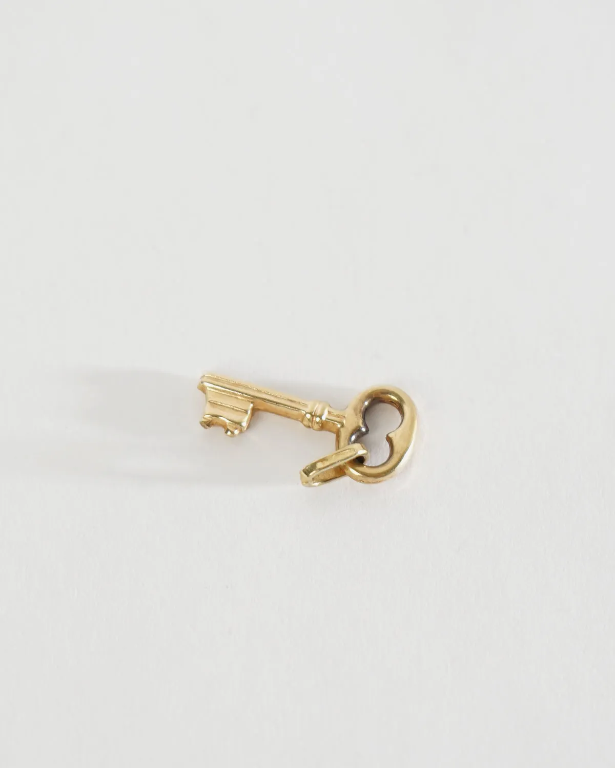 14k Gold Key Charm