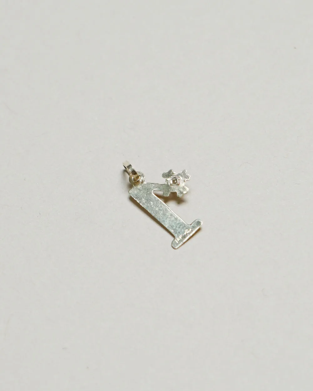 14K Gold "#1" Charm w/ Diamond
