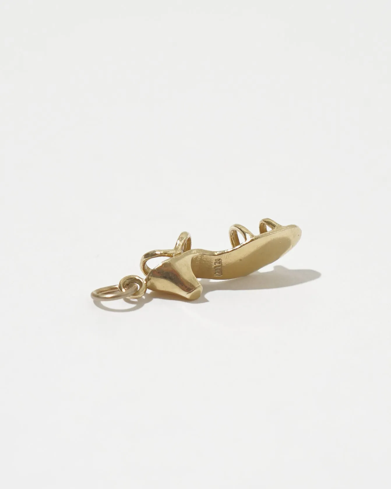 14K Gold Sandal Charm