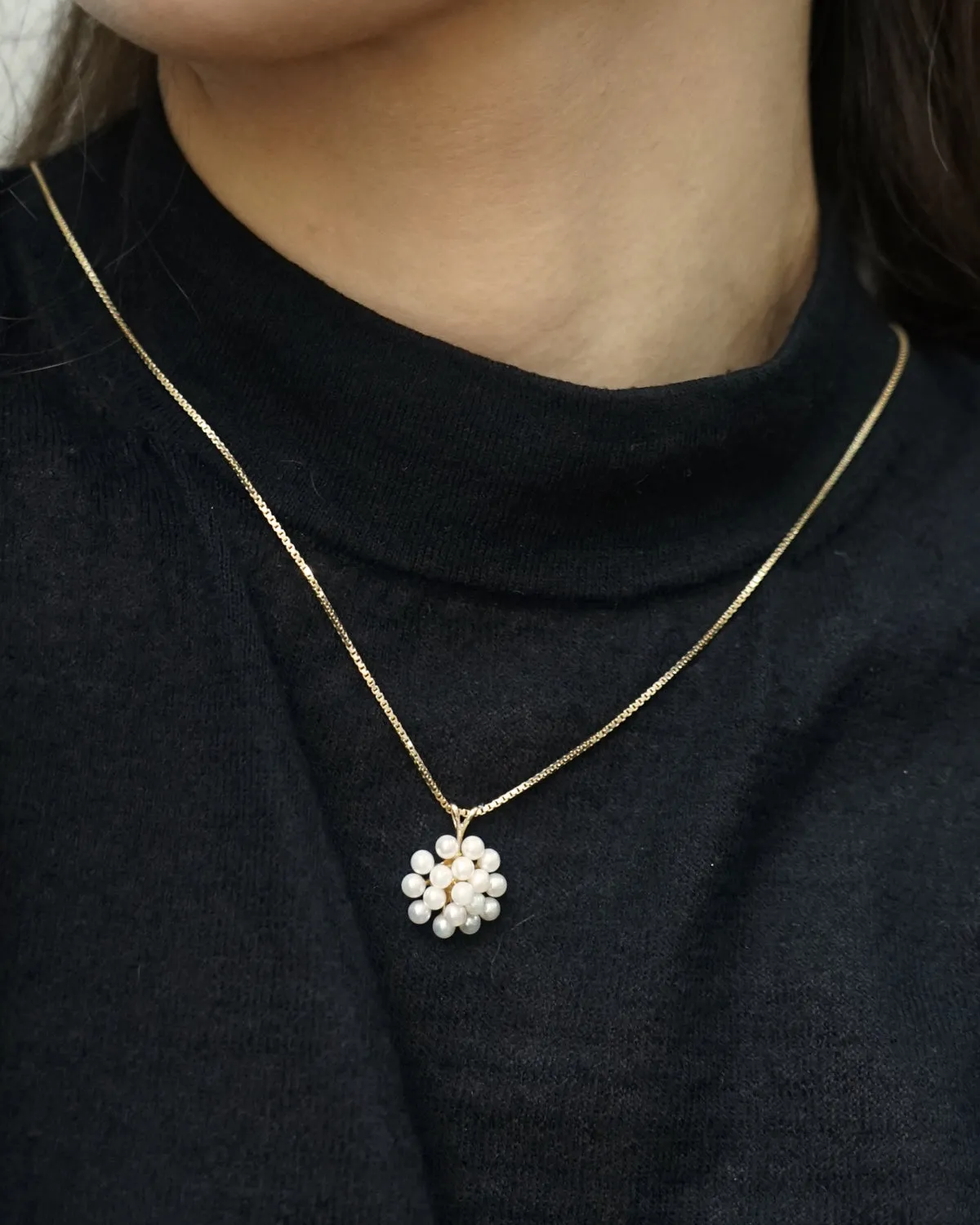 14k Gold x Pearl Charm