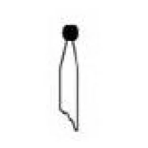 1/8" x 1/8" Mounted Points PT-60P Brown B Shaped
