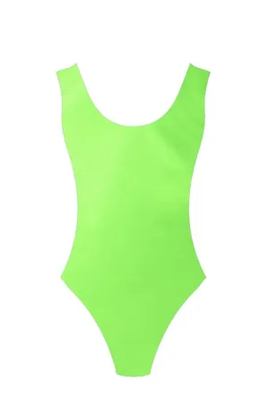 1980s Leotard - Neon Green