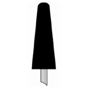 1" x 2-3/4" Mounted Points PT-60P Brown A Shaped