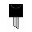 3/4" x 3/4" Mounted Points PT-60Q White A-Square Shaped