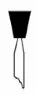 5/16" x 3/8" Mounted Points PT-60P Brown B Shaped