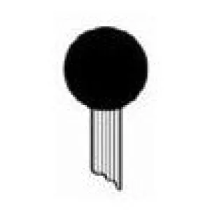 5/8" x 5/8" Mounted Points PT-60Q White A Shaped