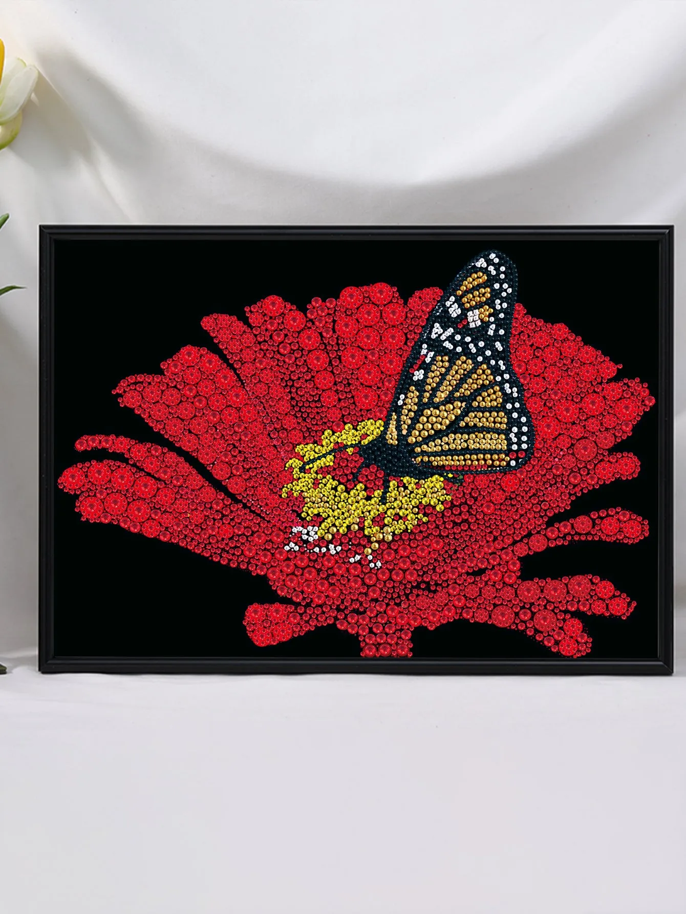 5D DIY Special-Shaped Drill-Butterfly Flower 30*30CM