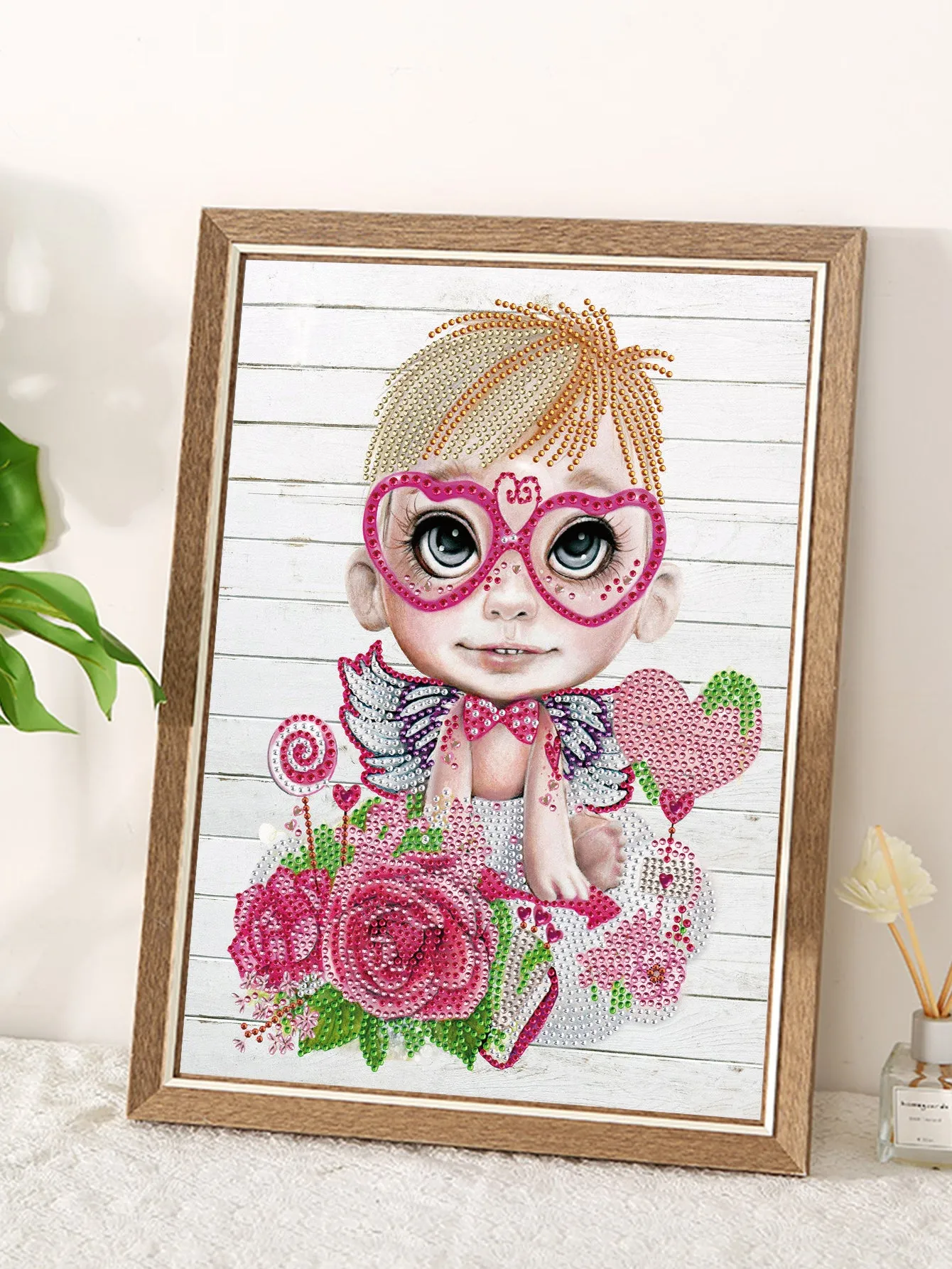 5D DIY Special-Shaped Drill-Girl 30*40CM