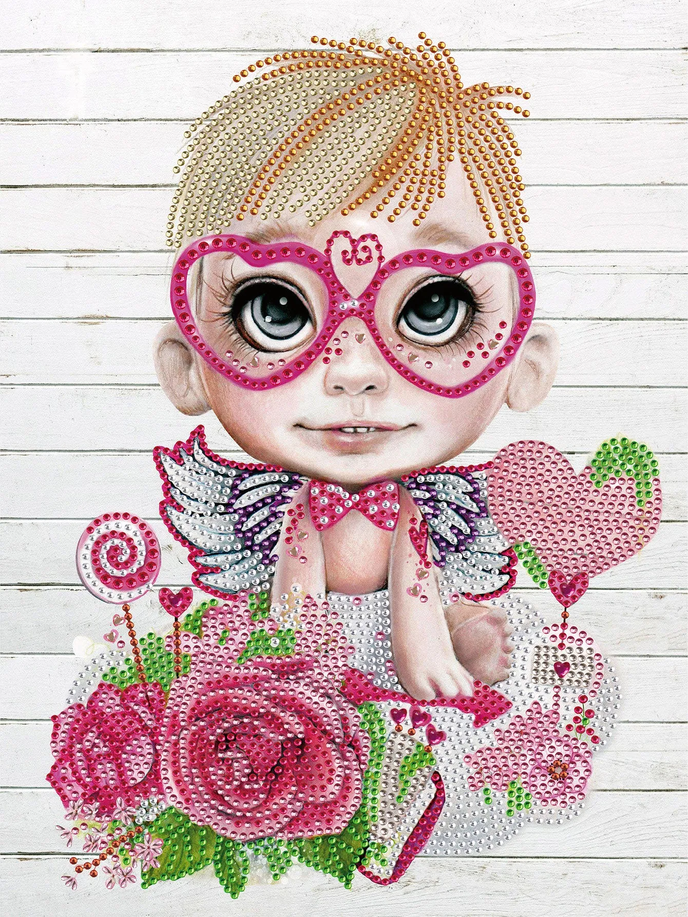 5D DIY Special-Shaped Drill-Girl 30*40CM