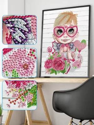 5D DIY Special-Shaped Drill-Girl 30*40CM