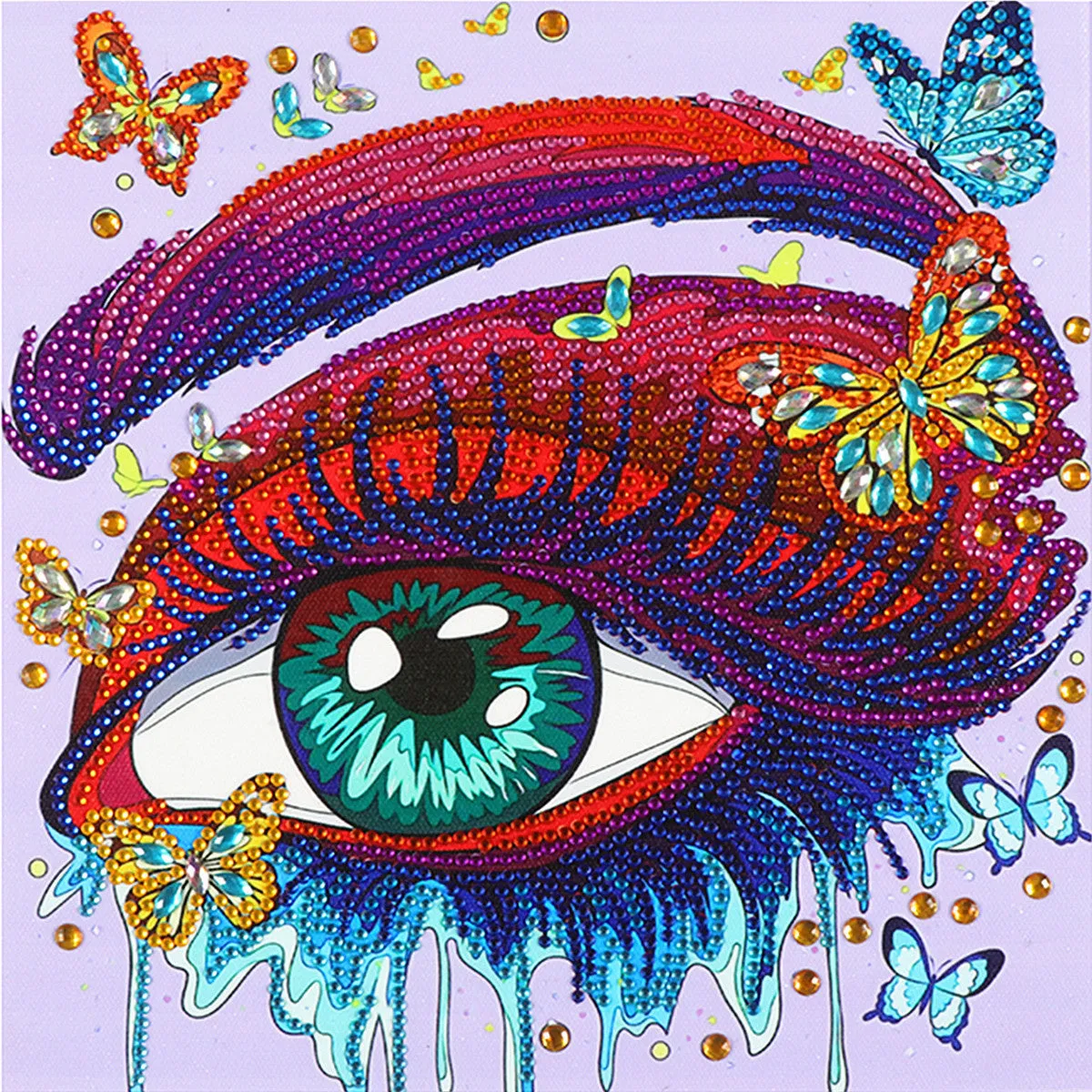 5D DIY Special-Shaped Drill- mandala Cartoon Beauty 30*30CM