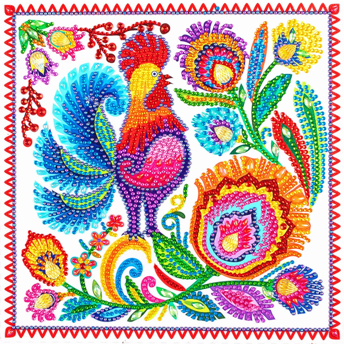 5D DIY Special-Shaped Drill- mandala Cartoon Beauty 30*30CM