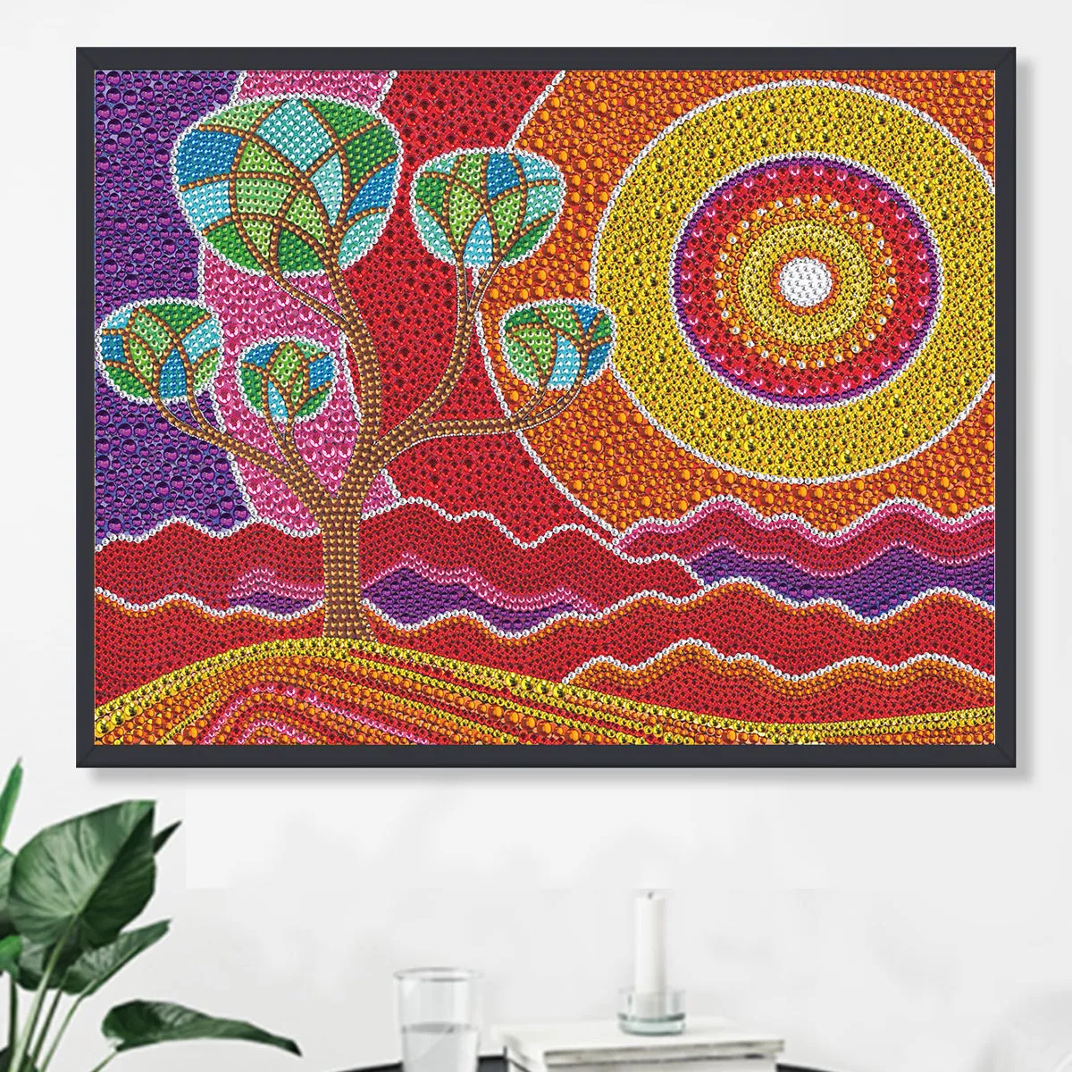 5D DIY Special-Shaped Drill-Tree 30*40CM