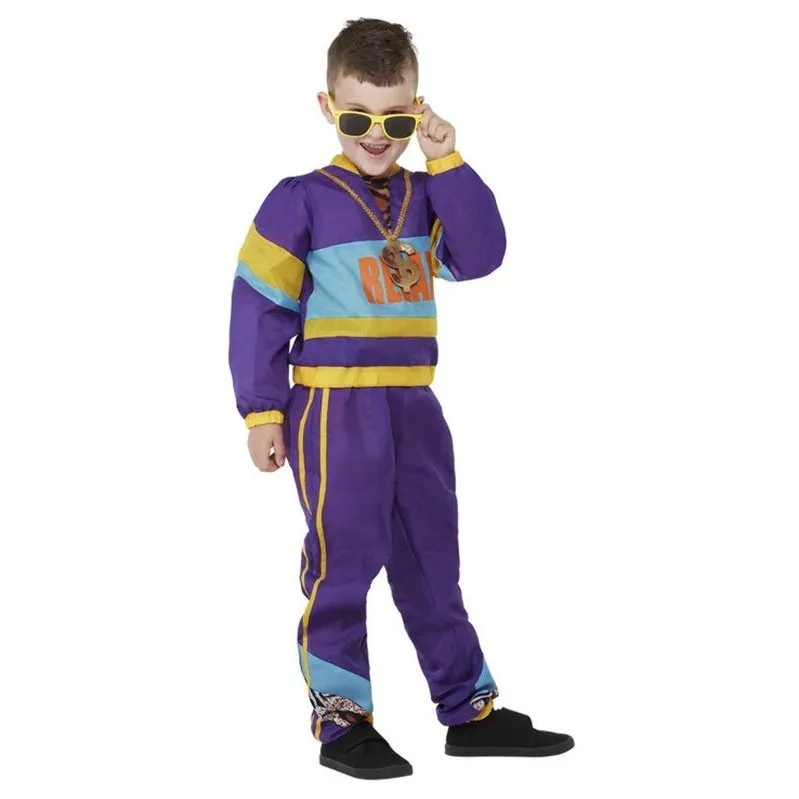 80s Relax Costume, Purple