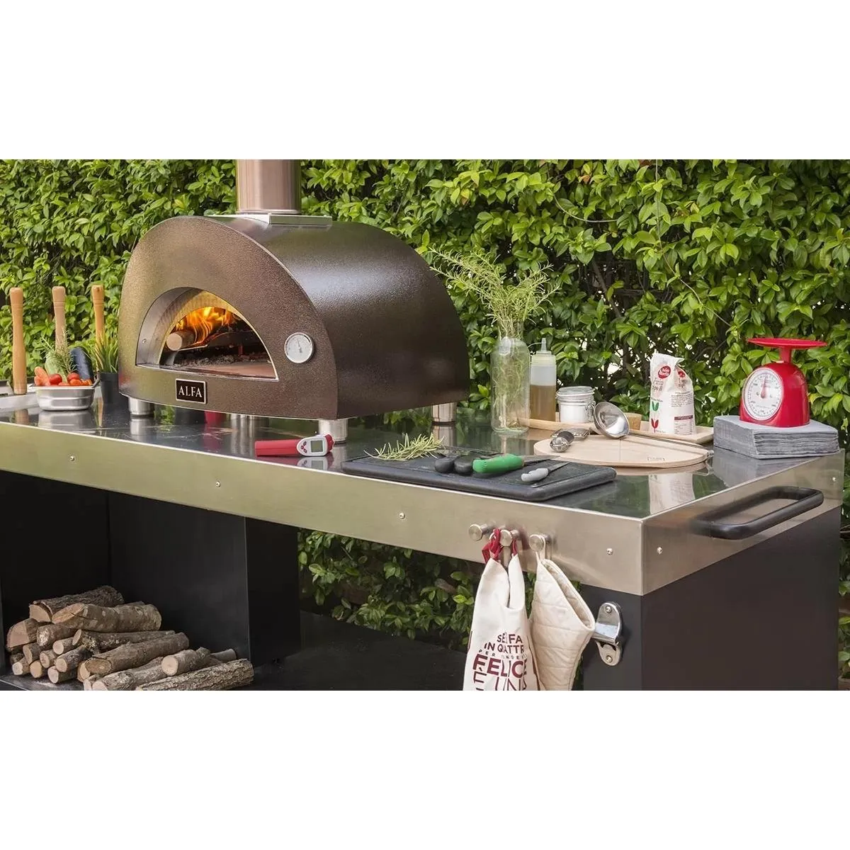 Alfa Wood Nano Outdoor Pizza Oven FXMD-S-LRAM-WOOD