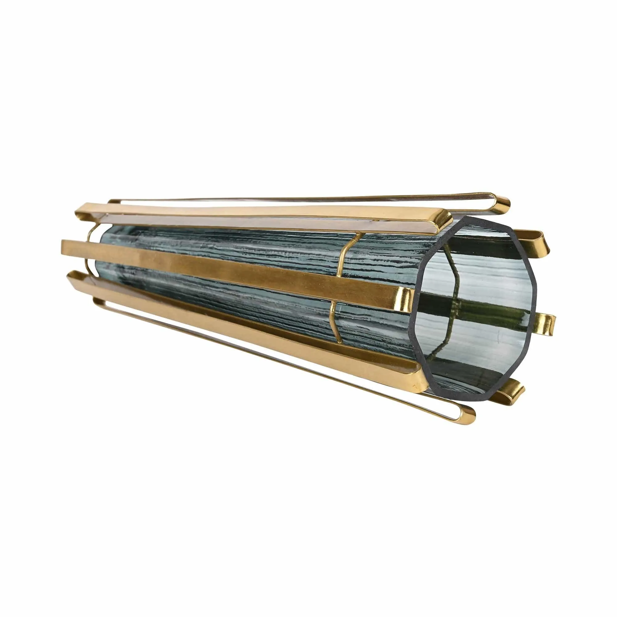Allure  Radiant Metal Hue Vase Green