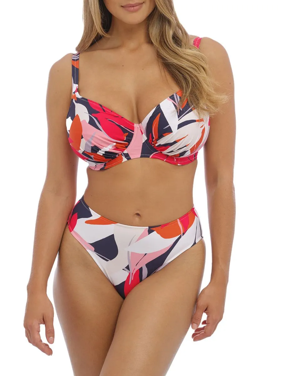 Almeria Gathered Full Cup Bikini Top - Multi