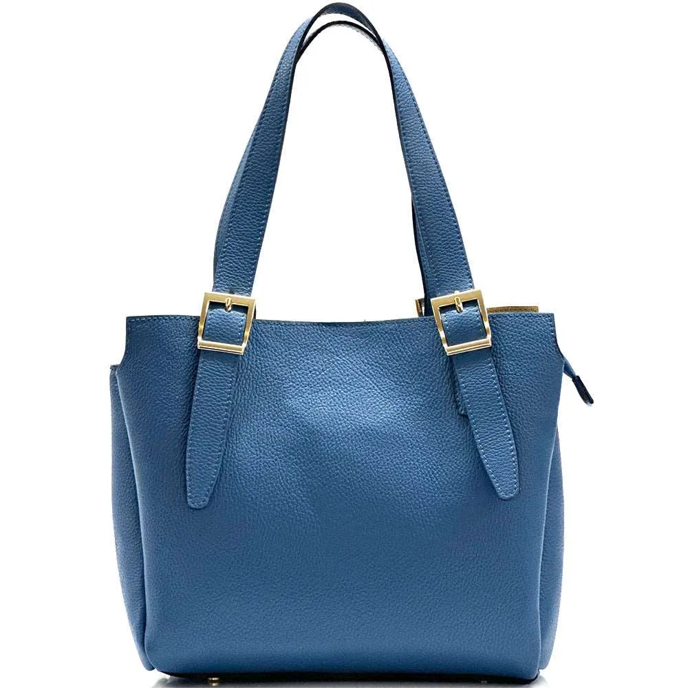 Alyssa leather shopping bag