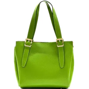 Alyssa leather shopping bag