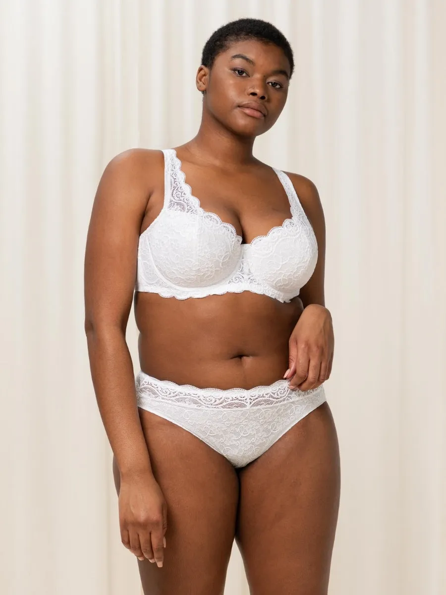 Amourette WHP Half Cup Bra - White