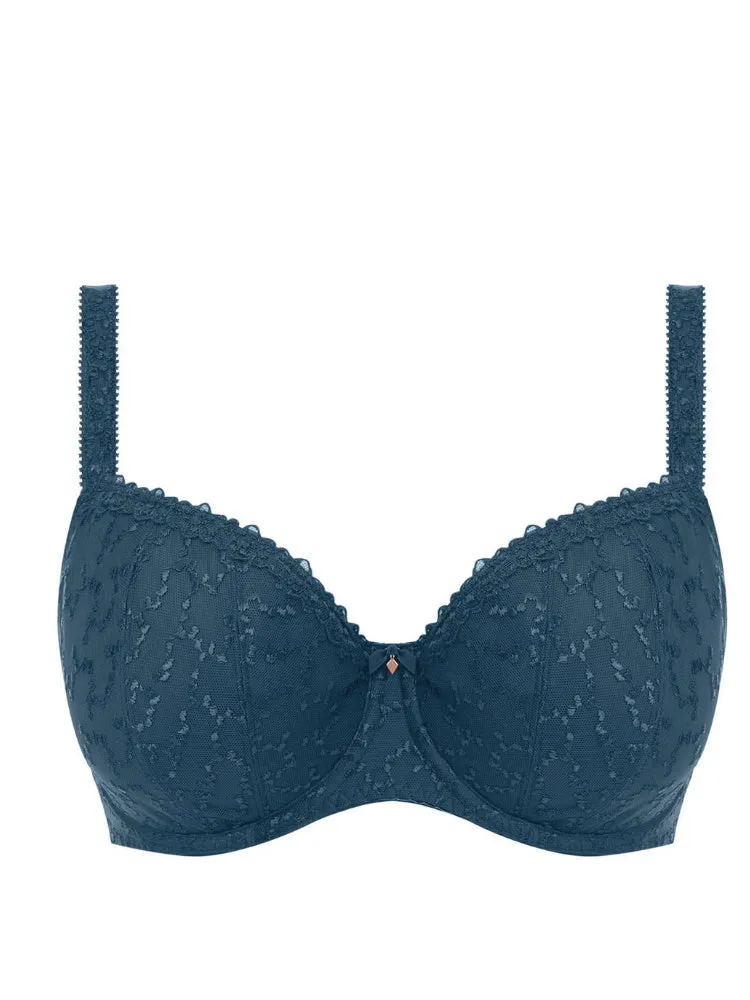 Ana Half Cup Bra - Teal