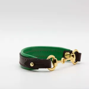 Apple Green Horse Bit Bracelet