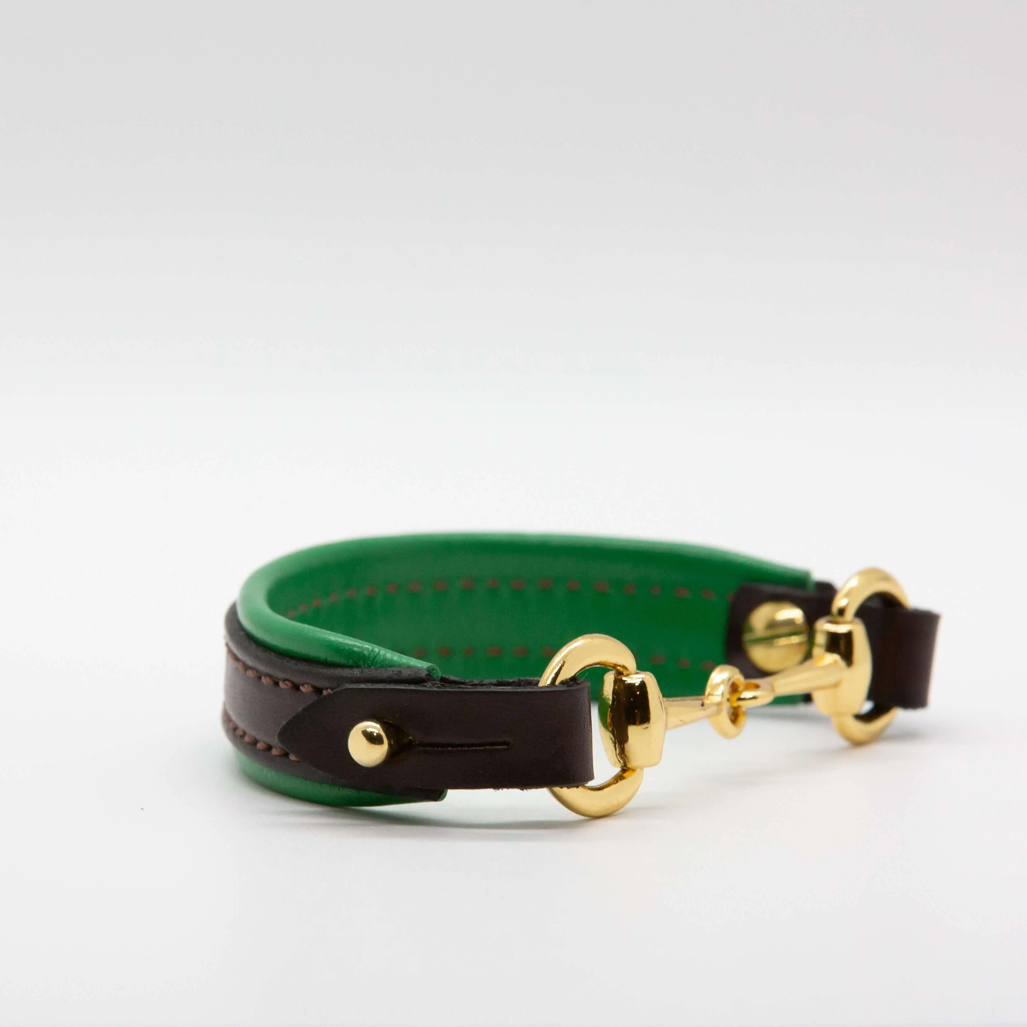 Apple Green Horse Bit Bracelet