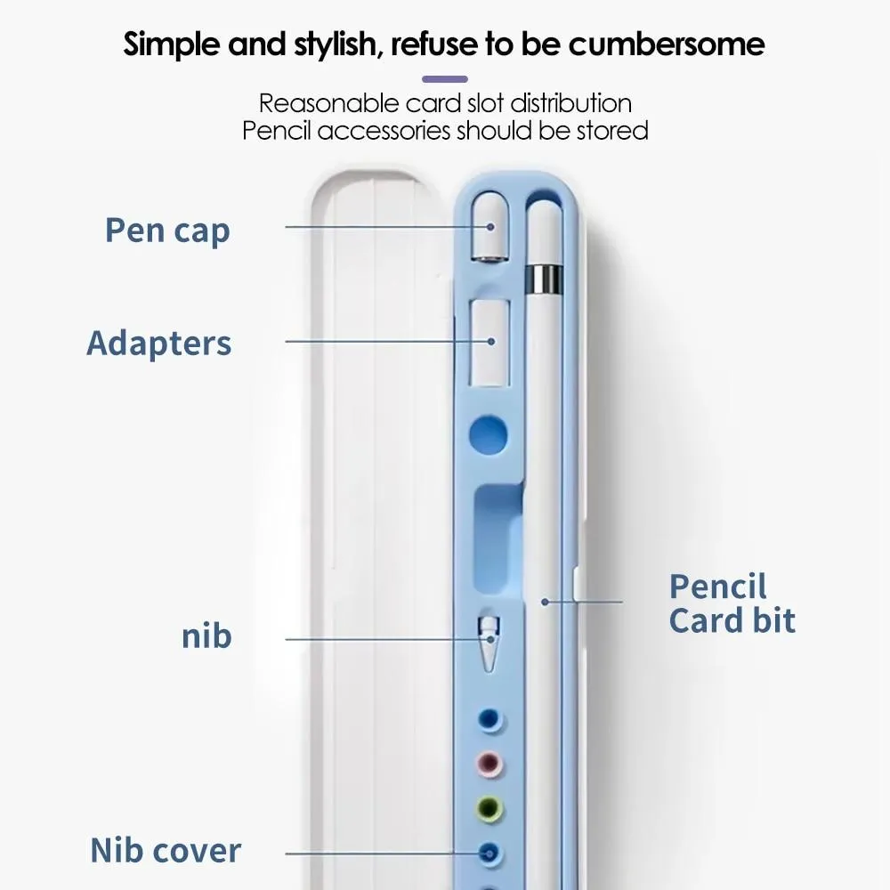 Apple Pencil 2nd Gen and 1st Generation Carrying Case| Storage Box for Apple Pencil |  Purple