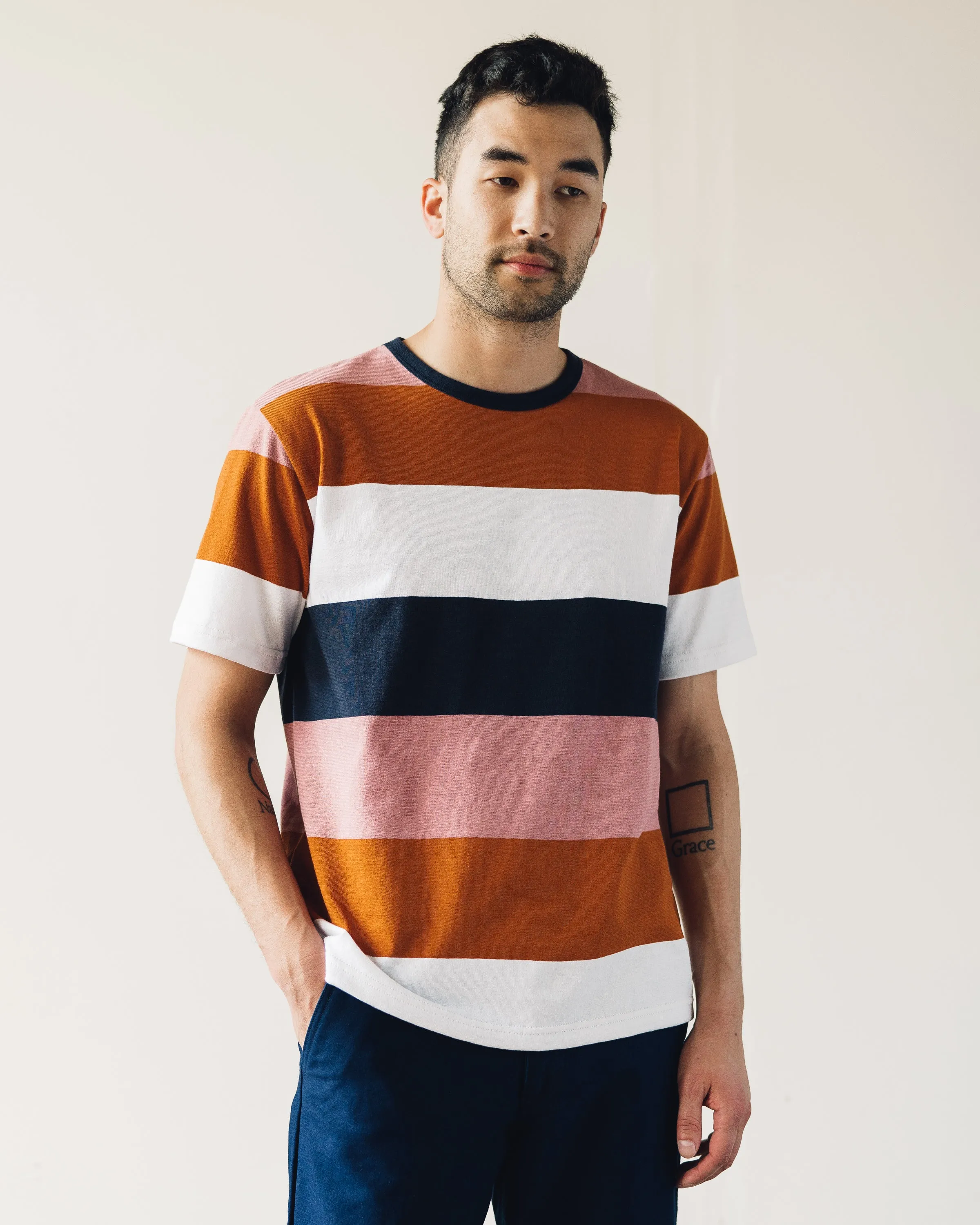 Arpenteur Match Tee, Stripes