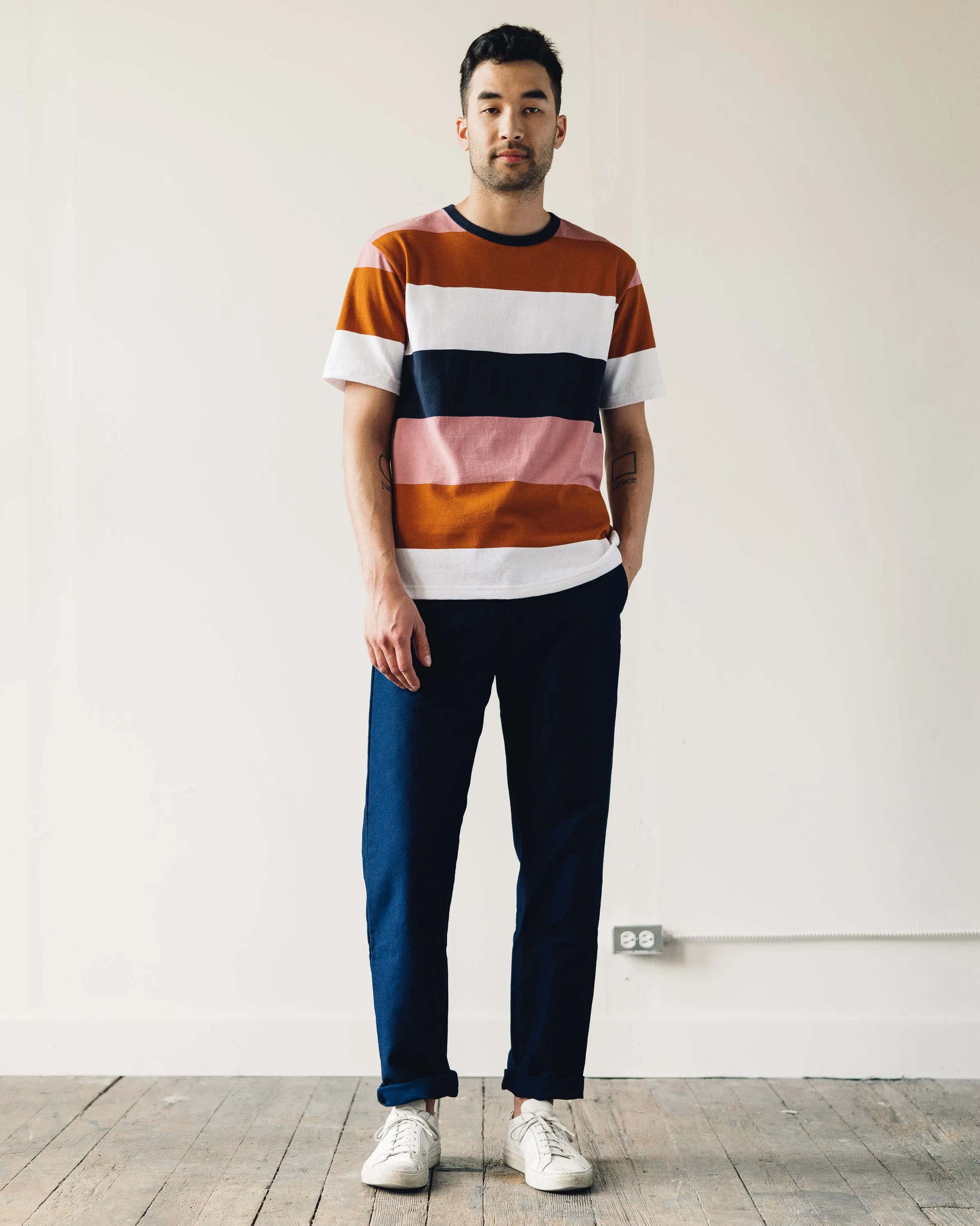 Arpenteur Match Tee, Stripes