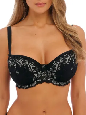 Aubree Padded Half Cup Bra - Night Sky