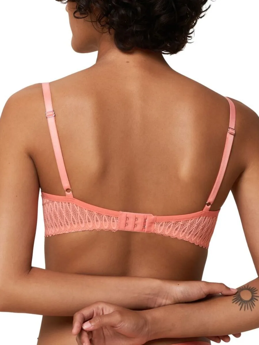 Aura Spotlight Half Cup Bra - Sugar Coral