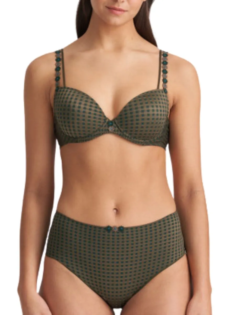 Avero Padded Plunge Bra - Tiny Jade