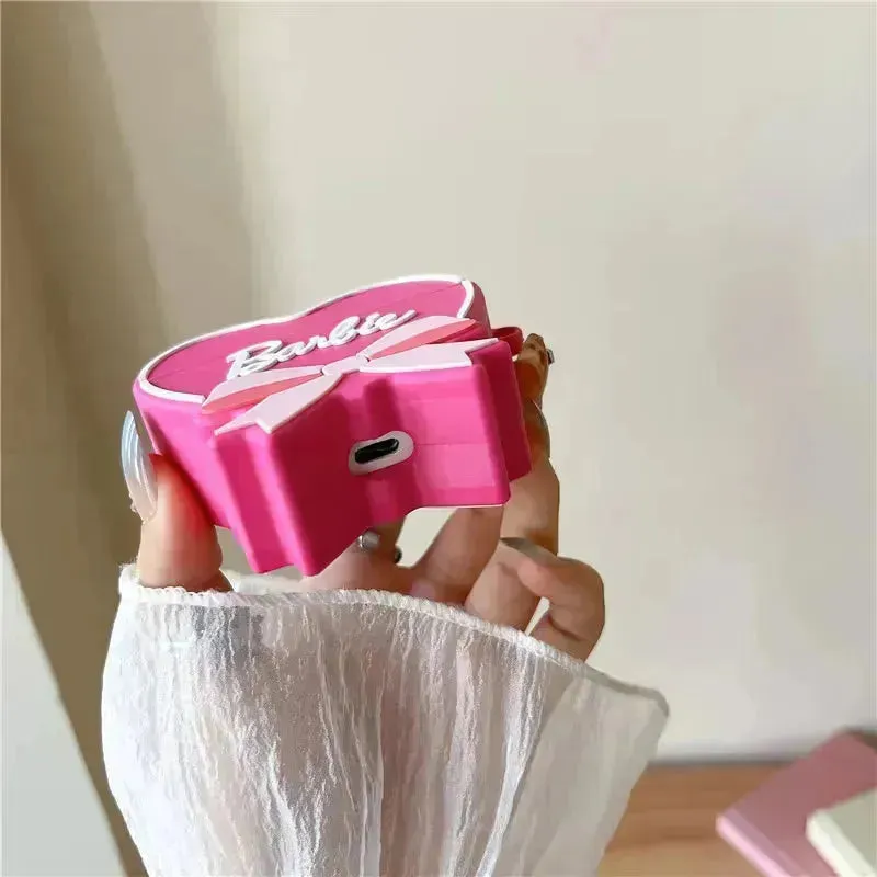 Barbie Pink Heart Case (For Airpods)