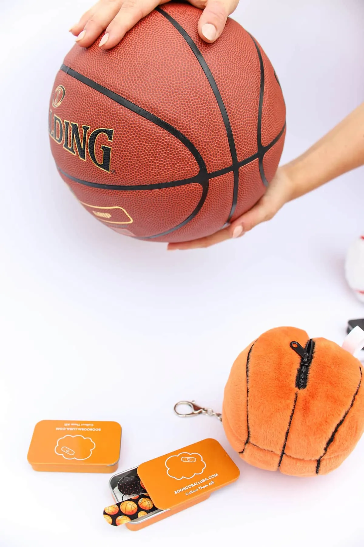 Basketball Keychain - Sports Keychain & First-Aid Kit | BOO BOO BALL™