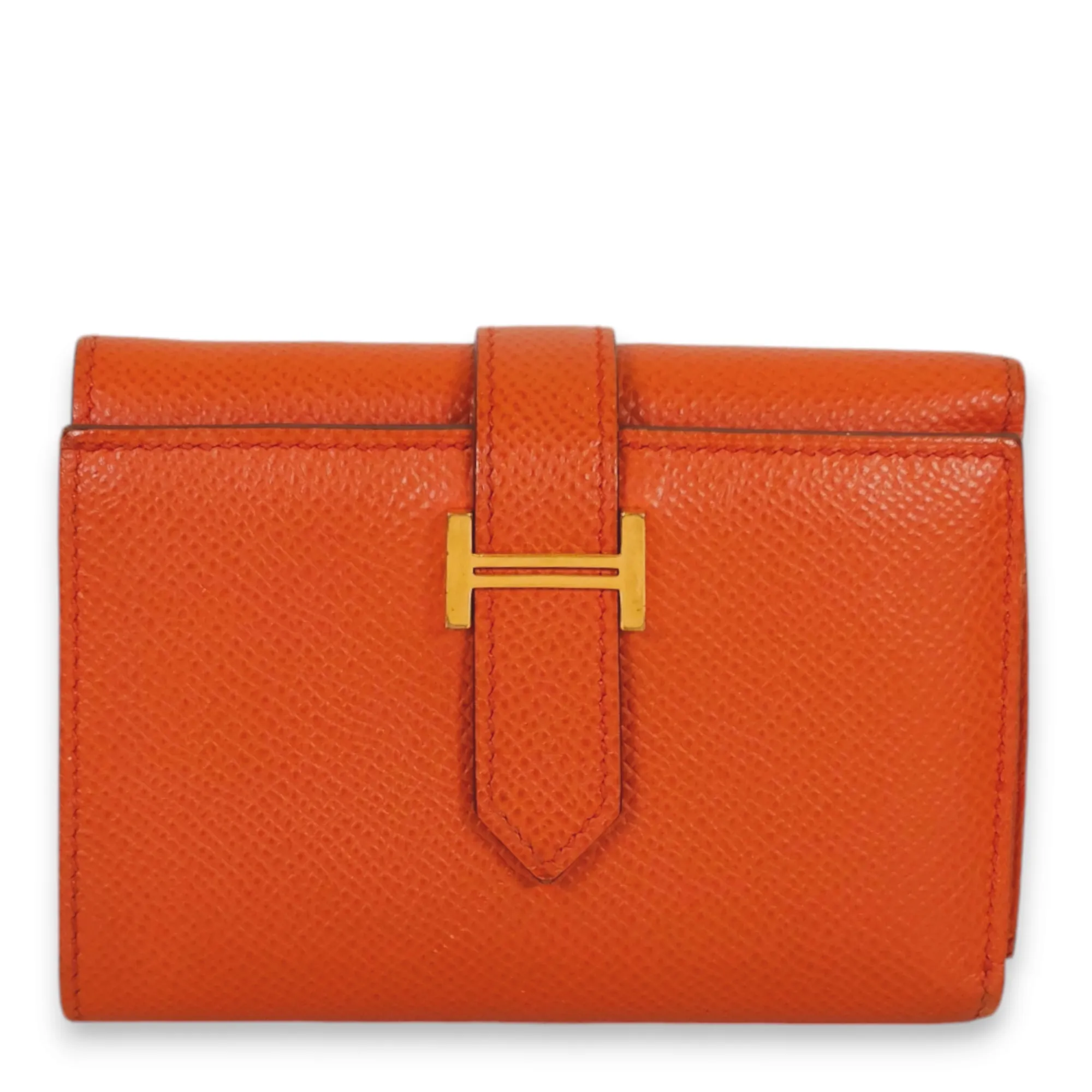 Bearn Combine Terre battue Wallet in Epsom, Gold hardware