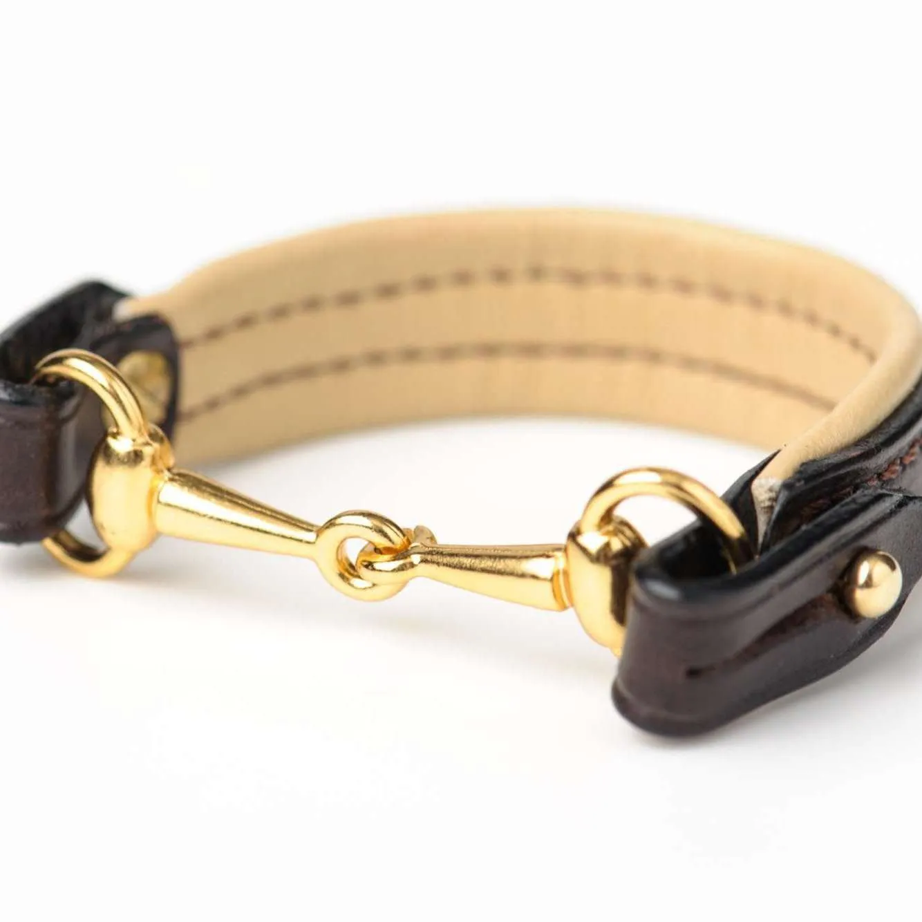 Beige Horse Bit Bracelet