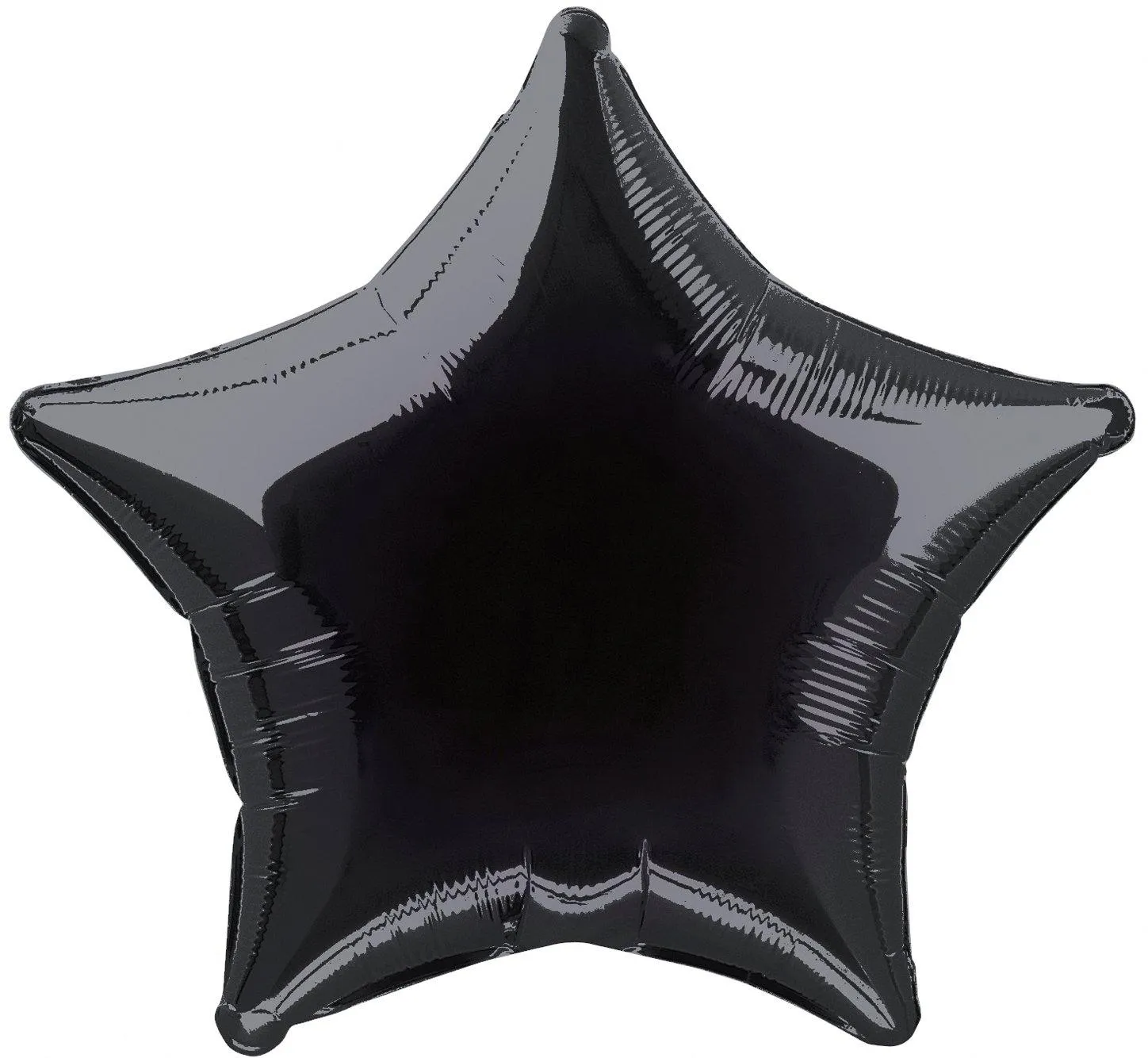 Black Star Foil Balloon - 50cm