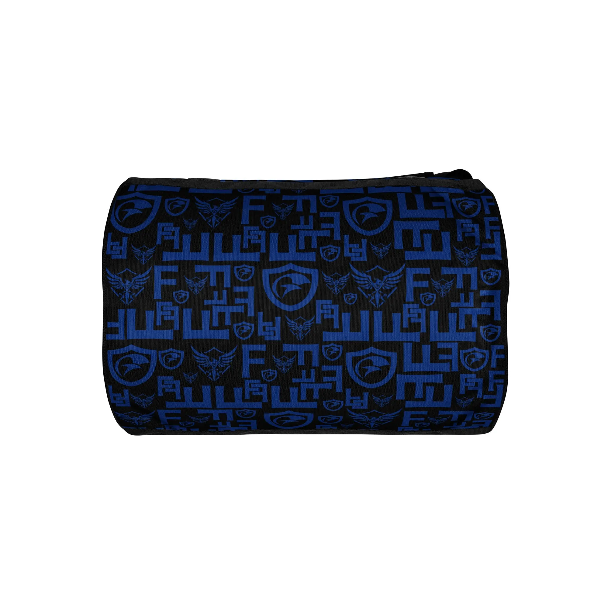 Blue Pattern Gym Bag