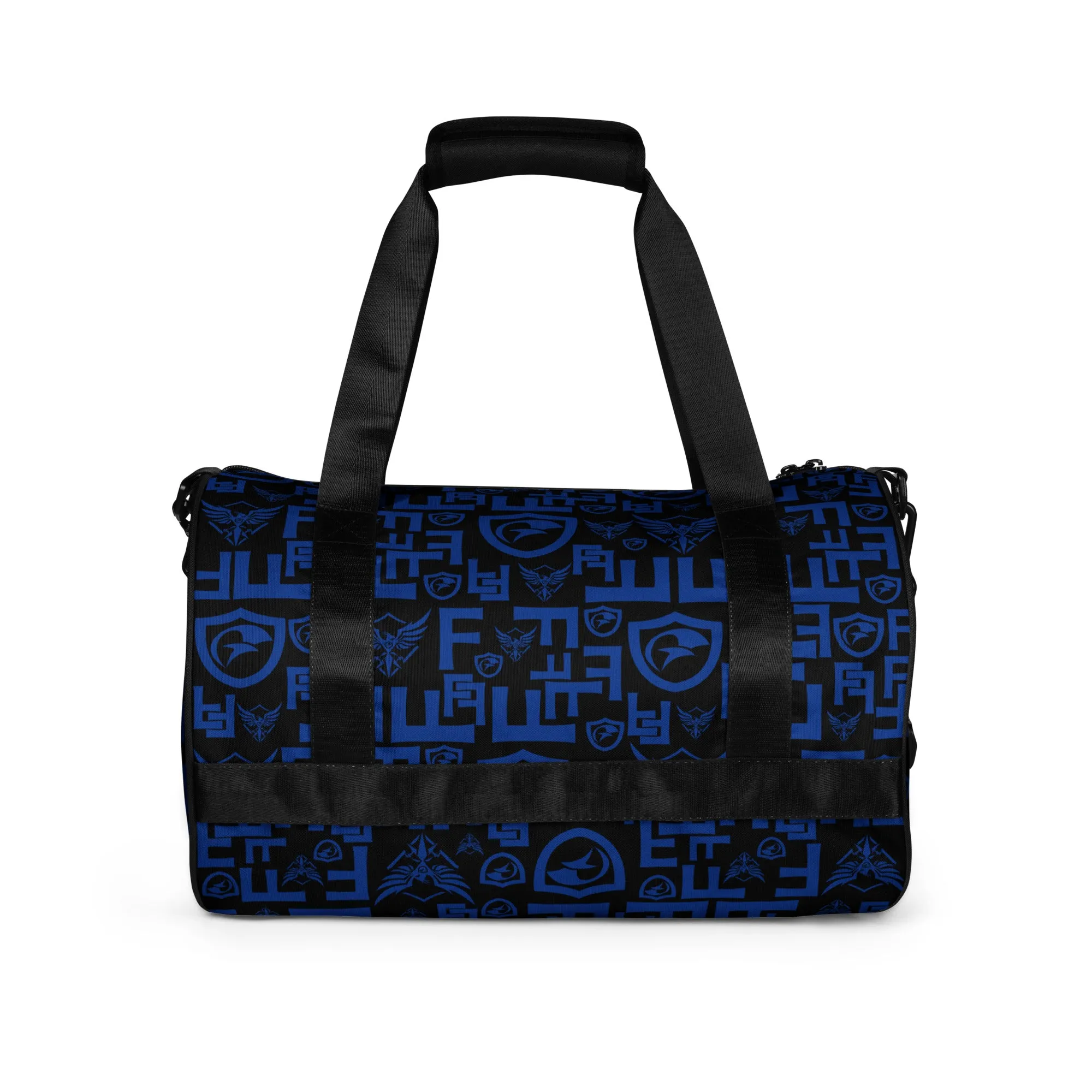 Blue Pattern Gym Bag