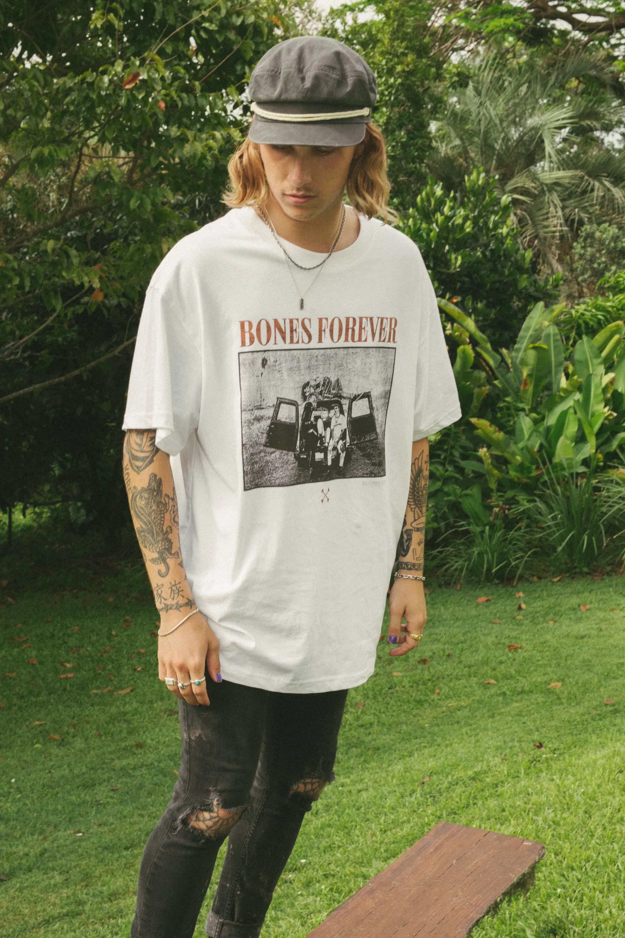 Bones Forever Tee - Vintage White