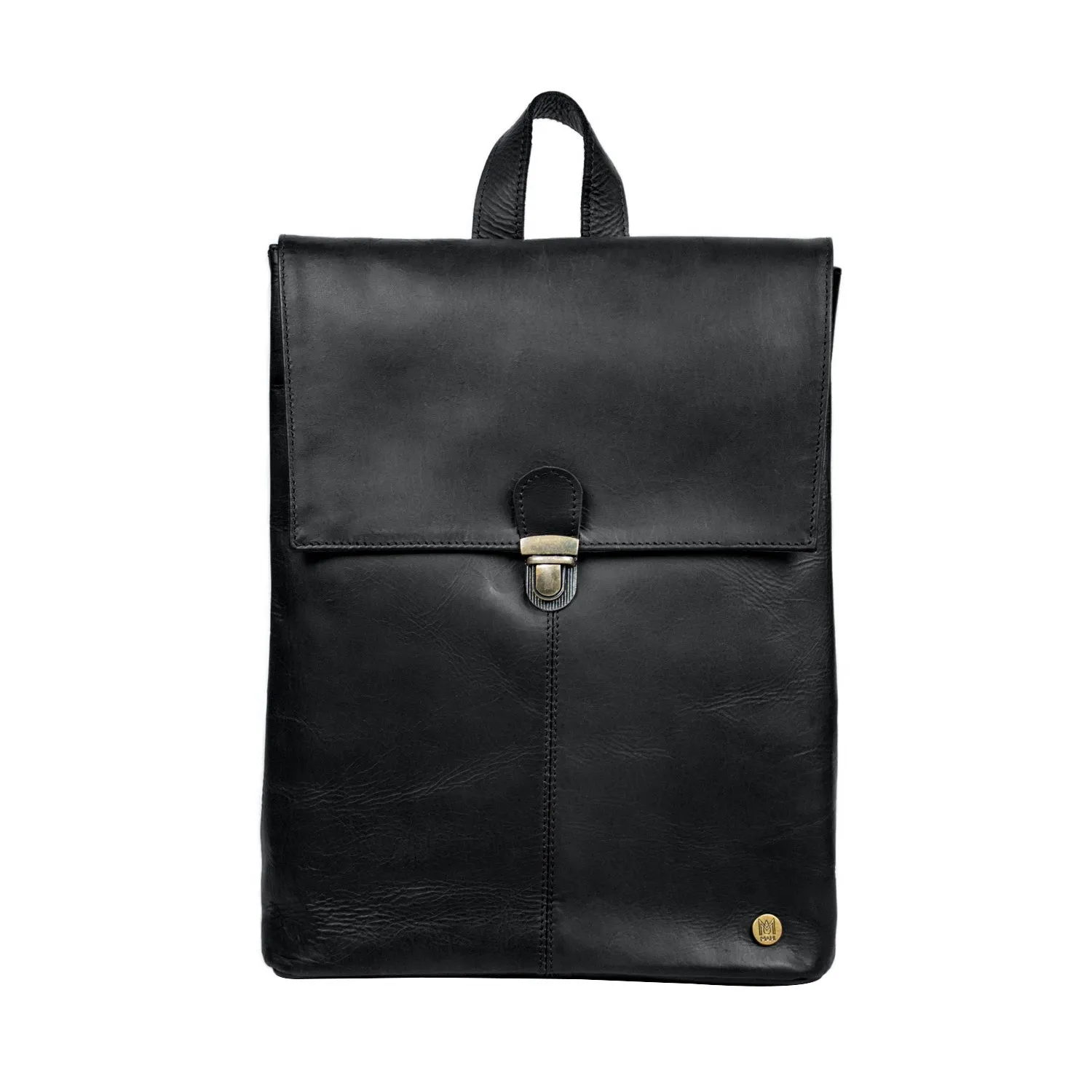 Branded Leather Backpack